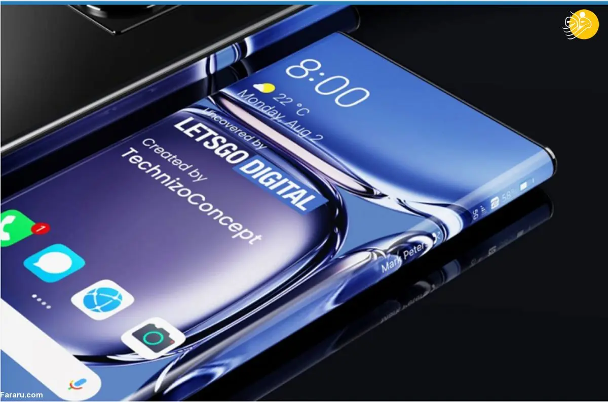 (تصاویر) طراحی خارق العاده صفحه نمایش هواوی میت ۵۰