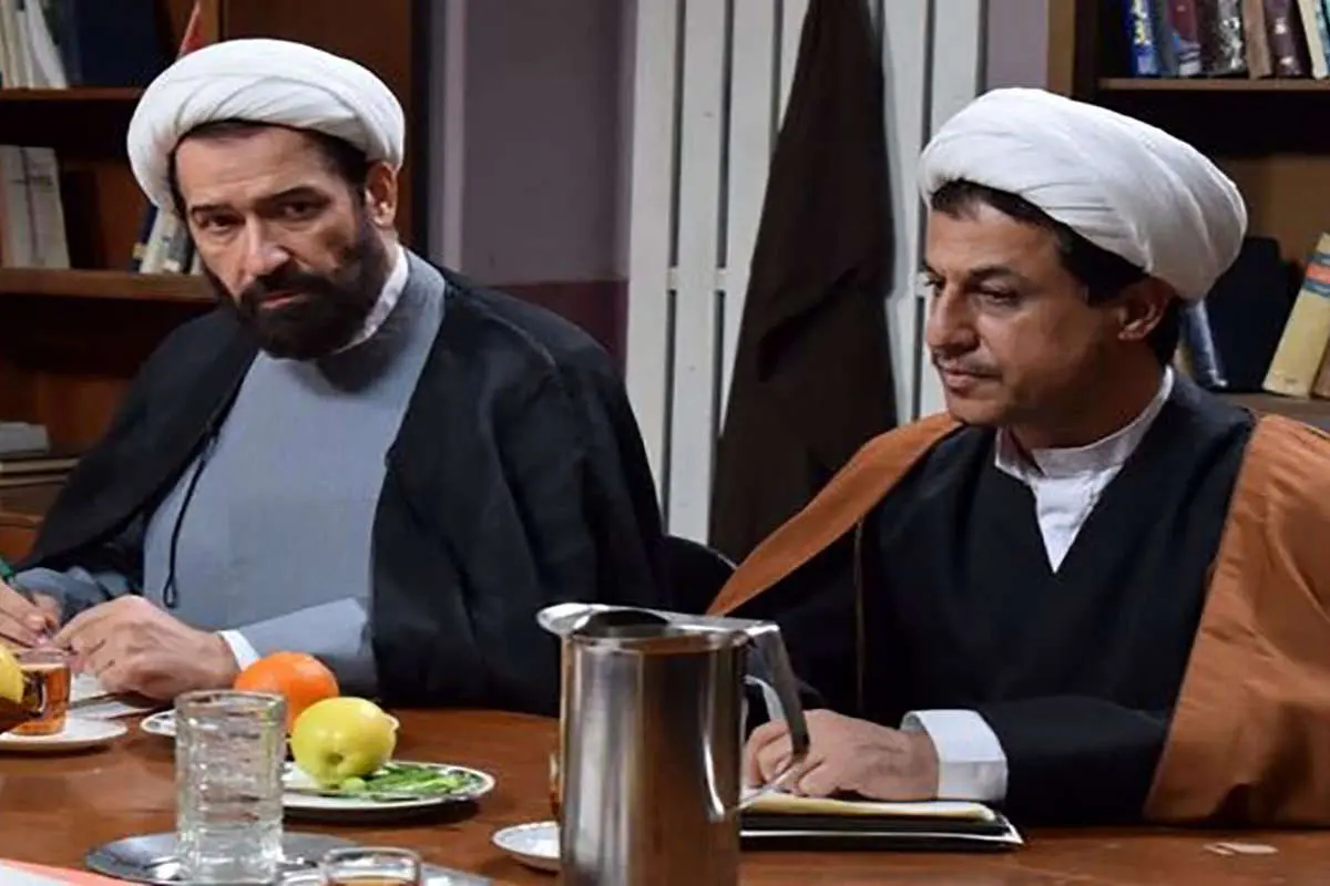 (تصویر) گریم دو بازیگر در نقش آیتالله هاشمی و شهید باهنر