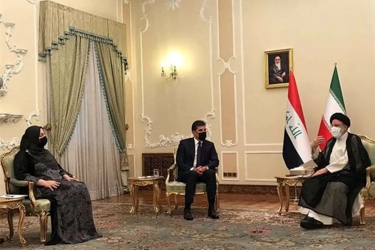 دیدار نیچروان بارزانی رئیس اقلیم کردستان عراق با رییسی