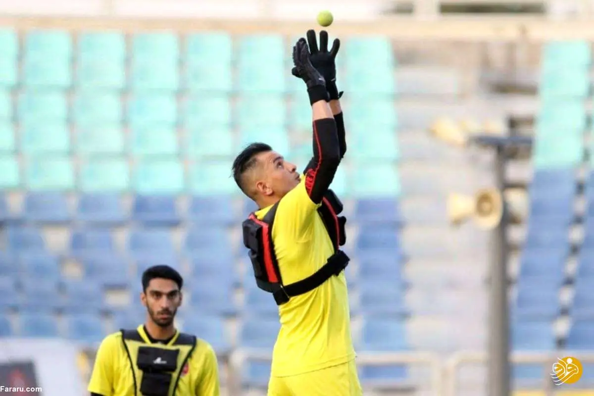 سکوت معنادار دروازهبان پرسپولیس