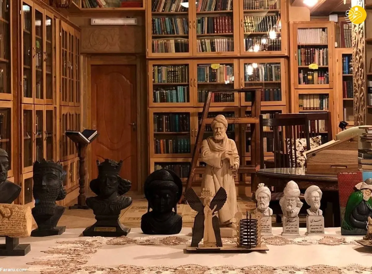 (تصاویر) روایت محمدحسین جعفریان از کتابخانه کم نظیر نماینده پارلمان افغانستان