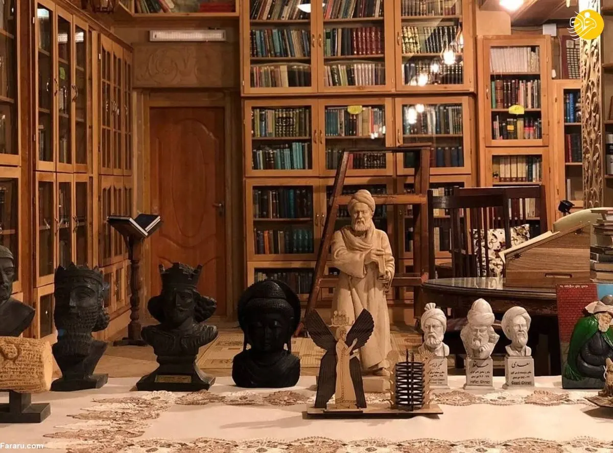 (تصاویر) روایت محمدحسین جعفریان از کتابخانه کم نظیر نماینده پارلمان افغانستان