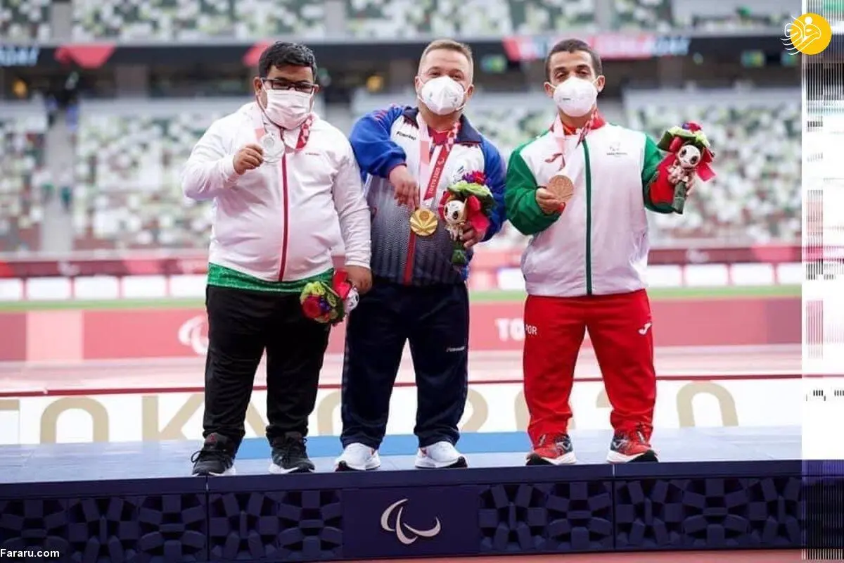 (عکس) یک میوه فروش مدال آور پارالمپیک شد!
