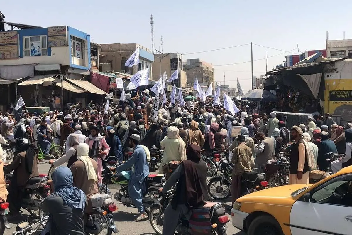 (ویدئو) جشن خروج آمریکا از افغانستان در قندهار