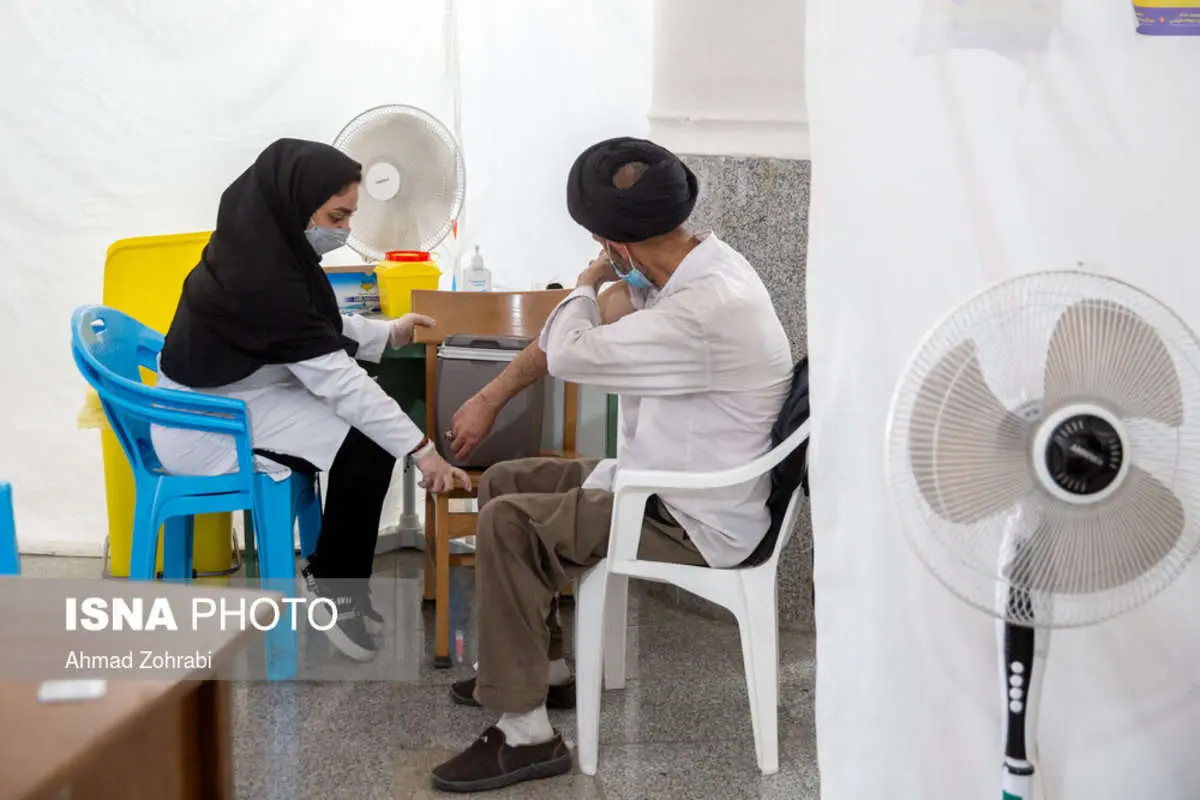 (تصاویر) افت روند واکسیناسیون کرونا در قم