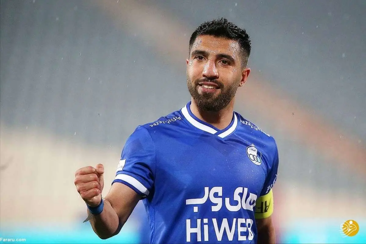 (عکس) فرشید اسماعیلی علیه مدیر استقلال مدرک رو کرد!