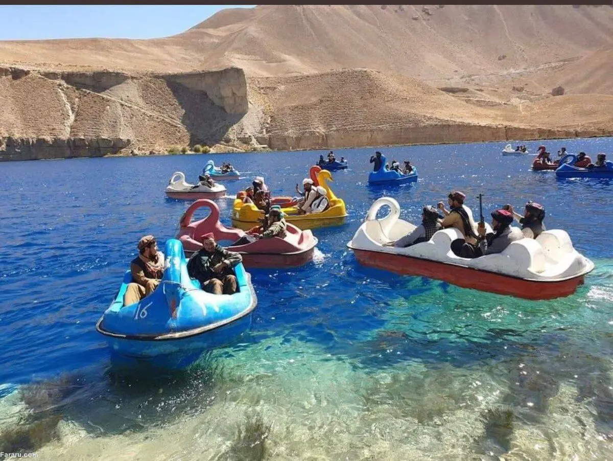(ویدئو) حضور ترسناک طالبان در بند امیر بامیان