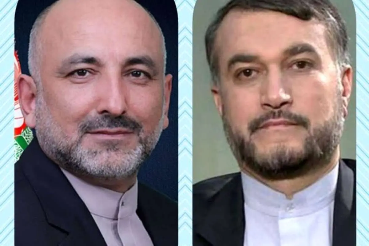 پیام وزیر امورخارجه دولت اشرف غنی به امیرعبداللهیان
