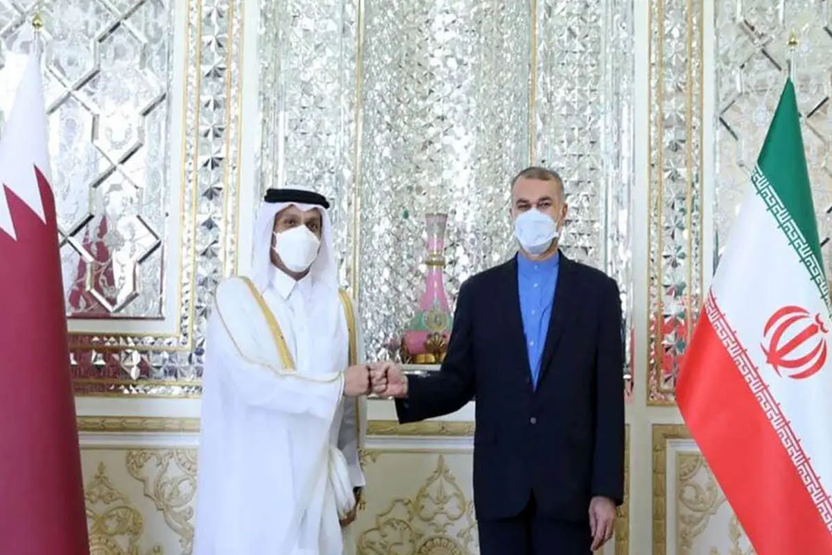 رایزنی وزیران امور خارجه قطر و ایران در تهران