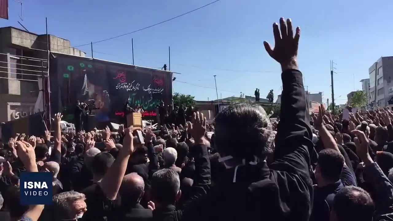 (ویدئو) تشییع پیکر علامه حسن‌زاده آملی