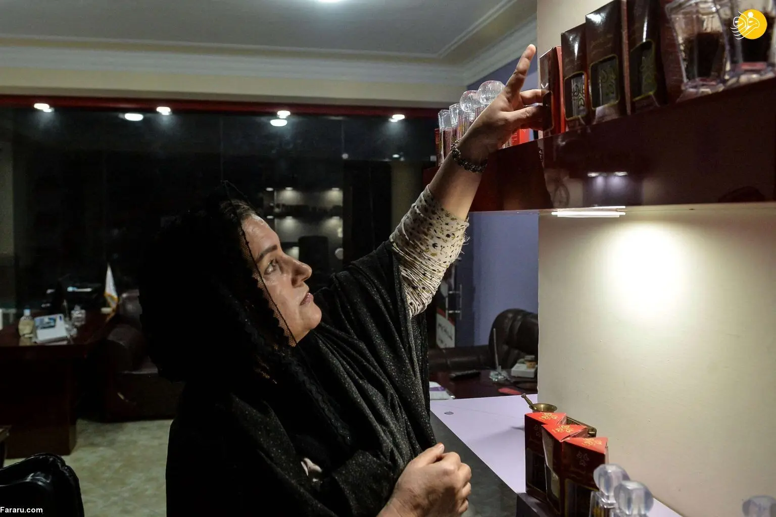 (تصاویر) زنان زعفران‌کار در افغانستان