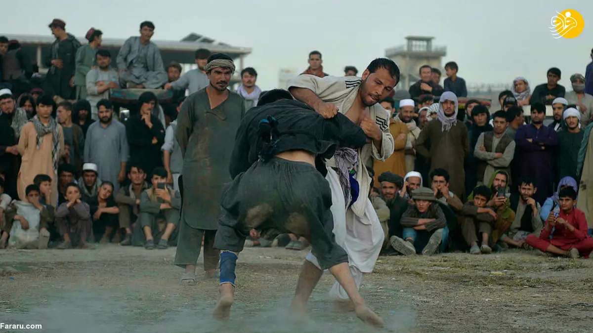 (ویدئو) مسابقات کشتی محلی افغانستان