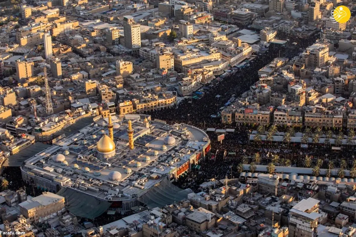 تصاویر هوایی از سیل جمعیت در بین الحرمین