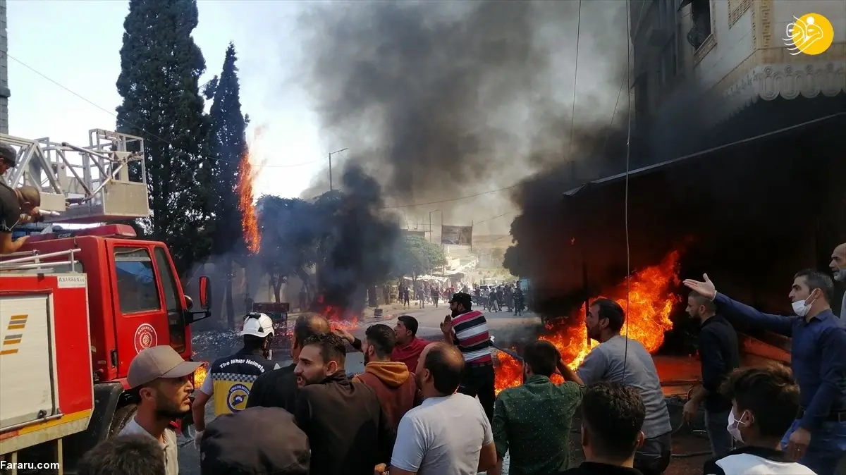 (تصاویر) انفجار شدید در جرابلس سوریه