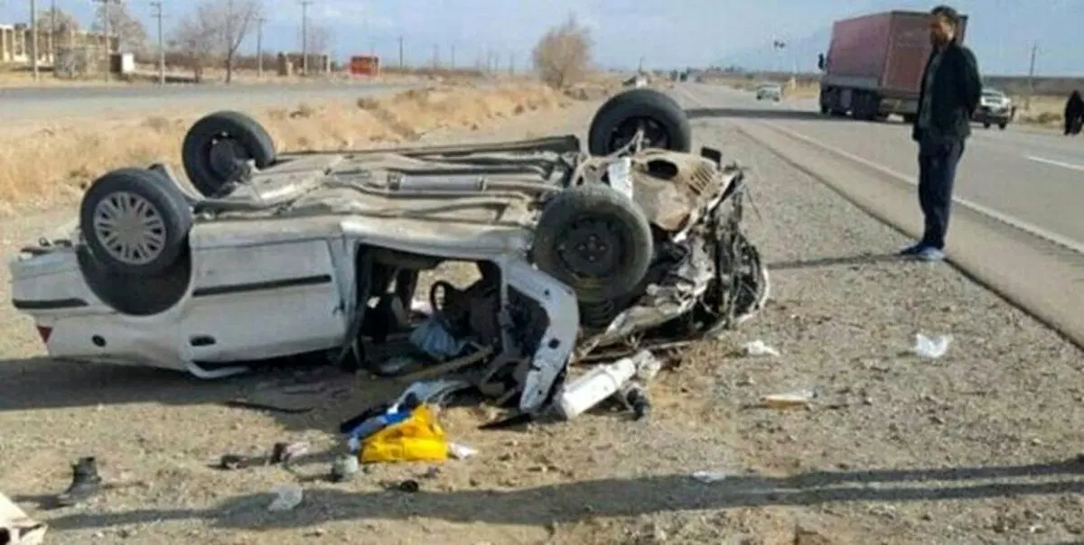 واژگونی خودروی زائرین کربلا در «دهلران»