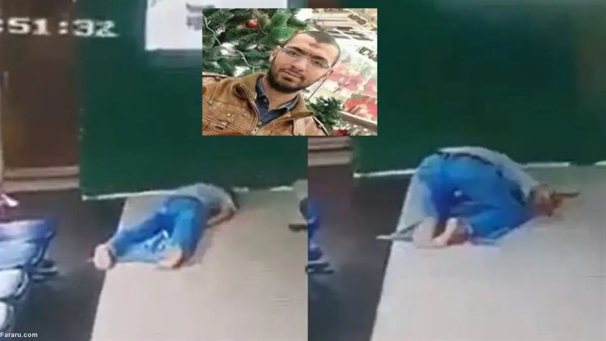 (ویدئو) لحظه مرگ یک جوان در سجده نماز