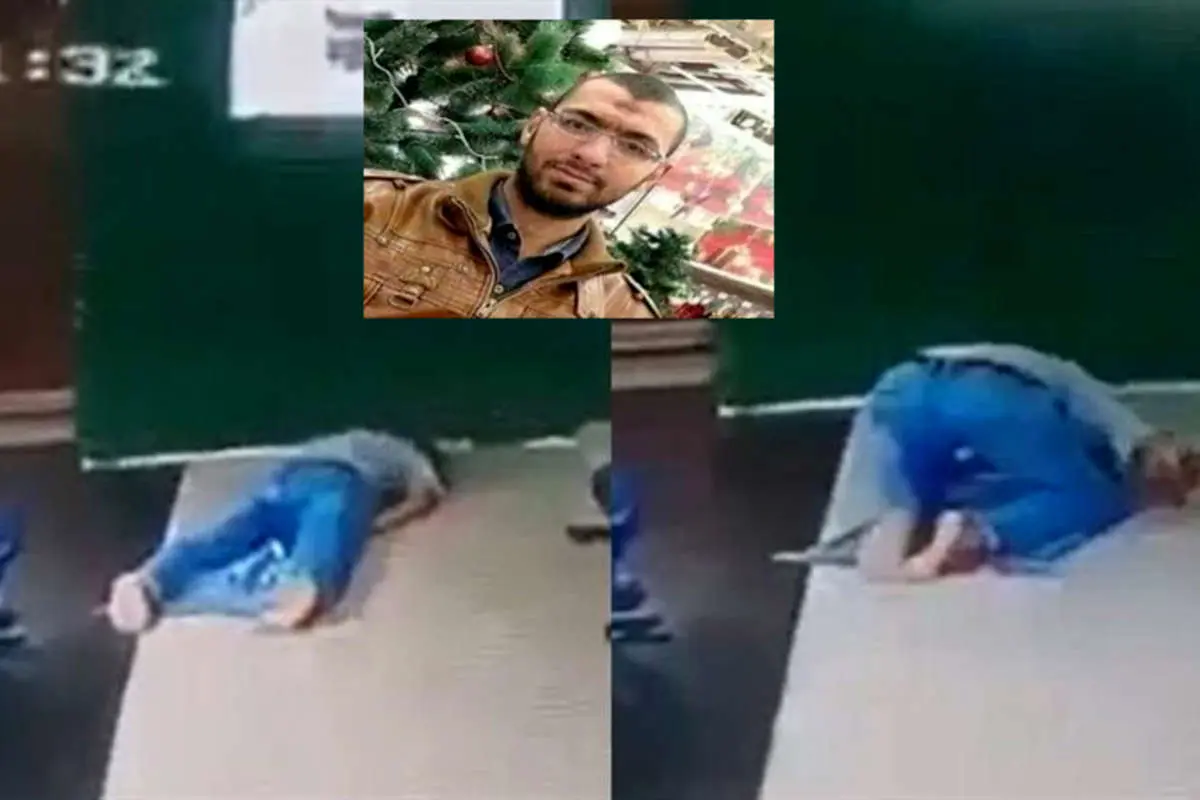 (ویدئو) لحظه مرگ یک جوان در سجده نماز
