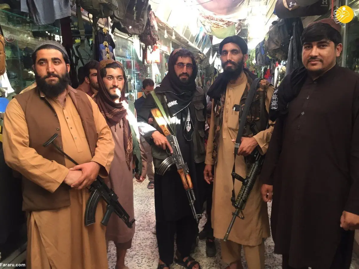 (عکس) طالبان بازار «بوش» را به «مجاهدین» تغییر نام داد