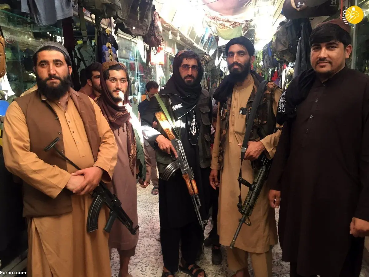 (عکس) طالبان بازار «بوش» را به «مجاهدین» تغییر نام داد