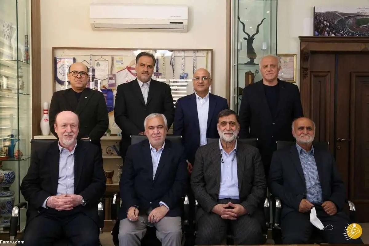 (عکس) جمع مدیران استقلال جمع شد