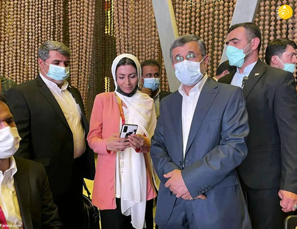 (تصاویر) حاشیه‌های حضور احمدی نژاد در اکسپو دبی