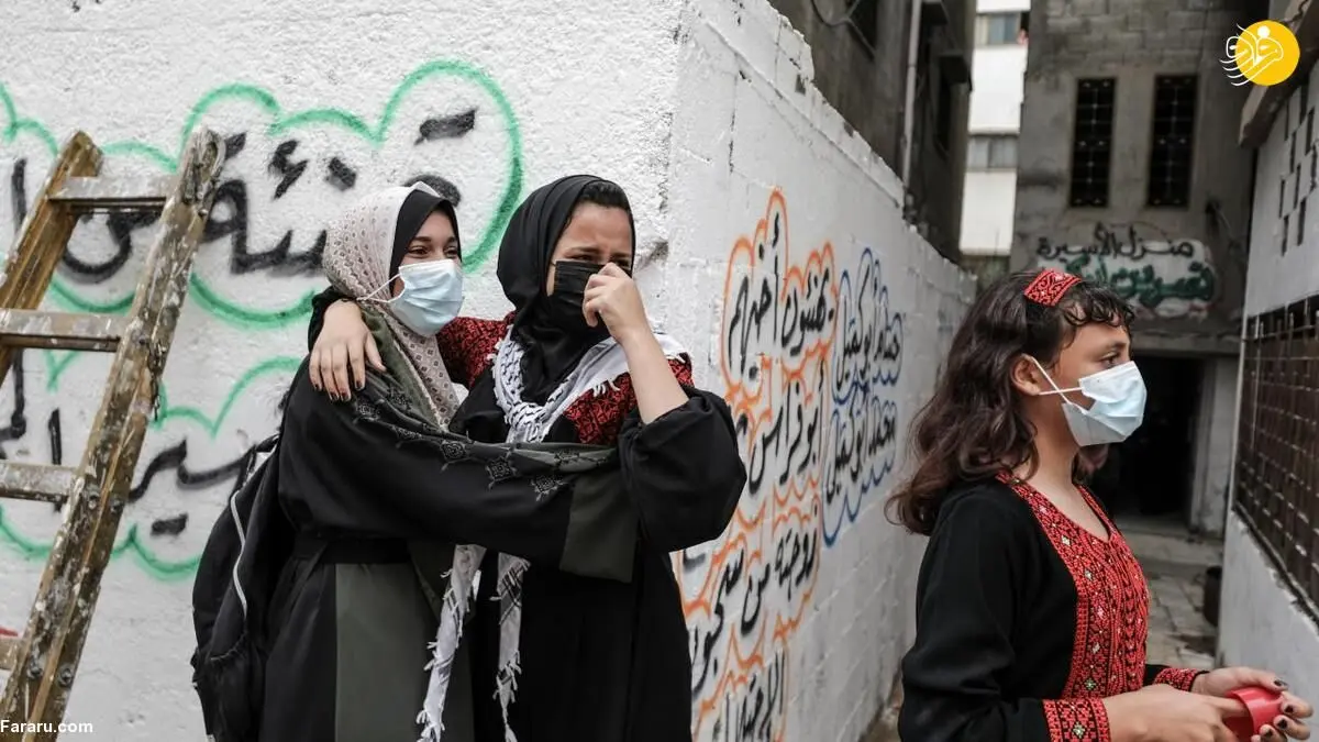 (تصاویر) جشن آزادی مادر فلسطینی از زندان