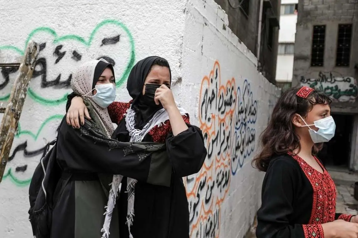 (تصاویر) جشن آزادی مادر فلسطینی از زندان
