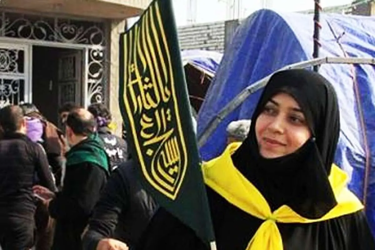 (ویدئو) الهام چرخنده در بازار کربلا