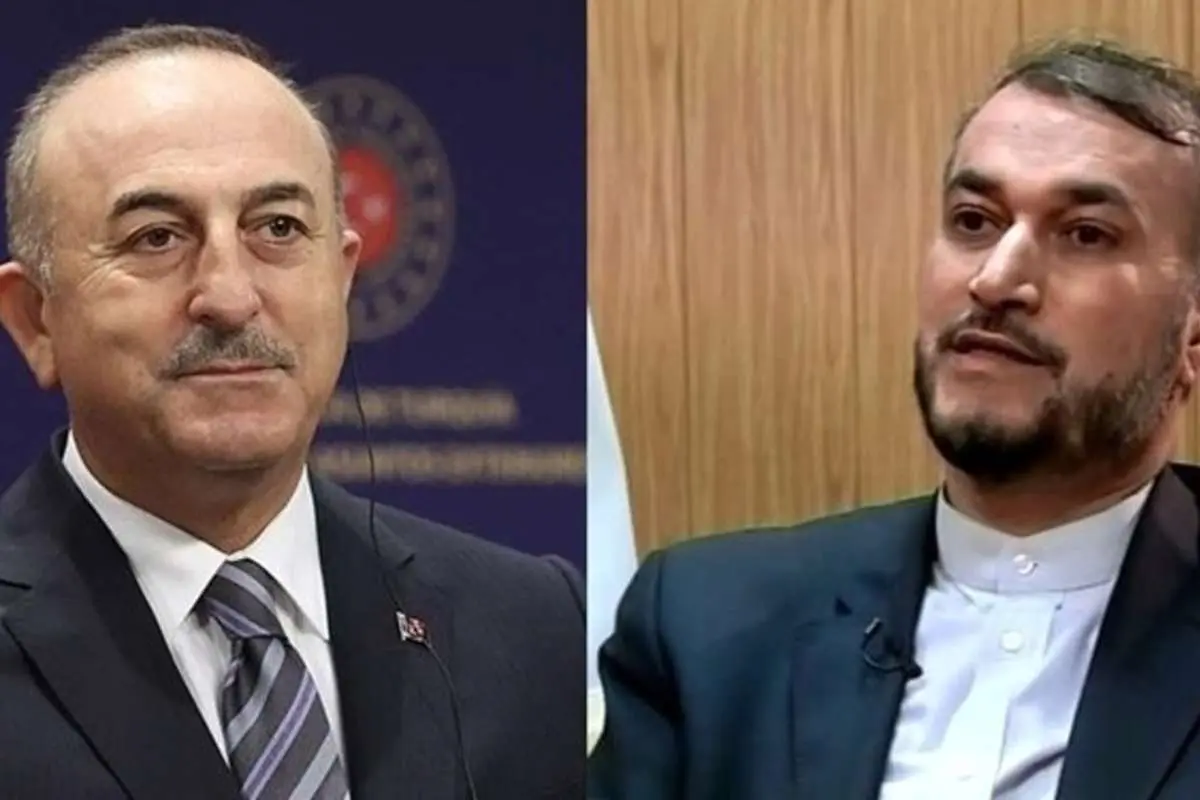 گفتگوی وزیر خارجه ترکیه با امیرعبداللهیان