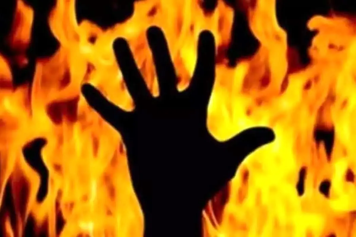 خودسوزی یک زن در خمام