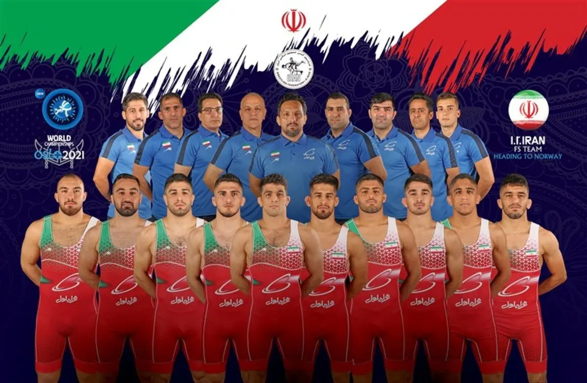 تیم کشتی آزاد ایران سوم جهان شد