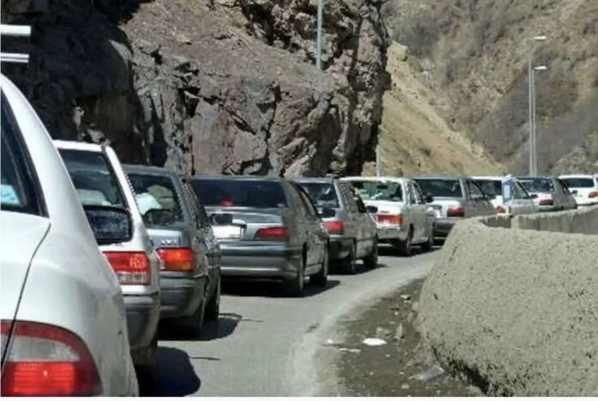 جاده چالوس به روی مسافران بسته شد