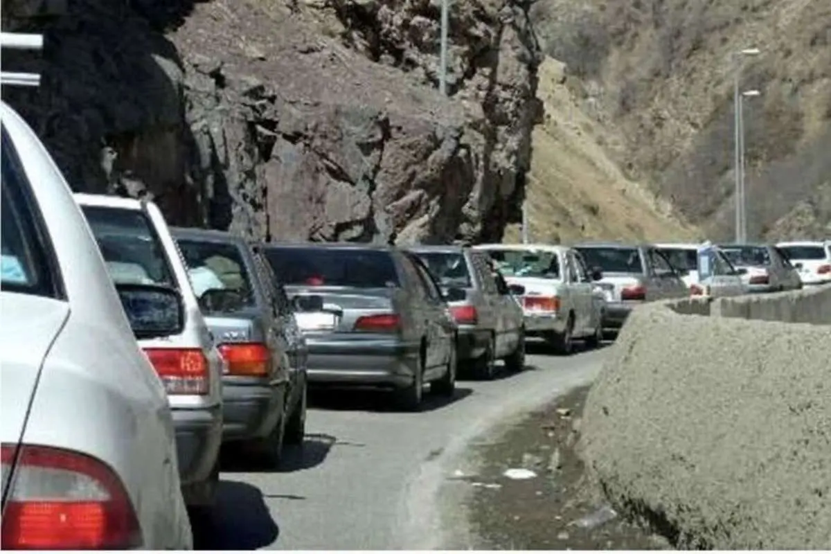 جاده چالوس به روی مسافران بسته شد
