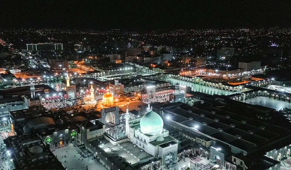 تصاویر هوایی از حرم امام رضا(ع)