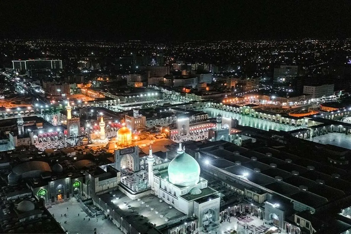 تصاویر هوایی از حرم امام رضا(ع)