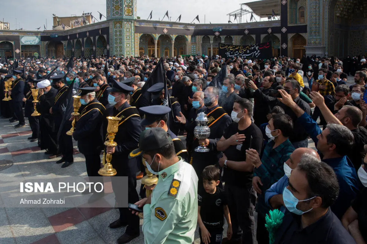 (تصاویر) عزاداری شهادت امام رضا(ع) در مشهد و قم