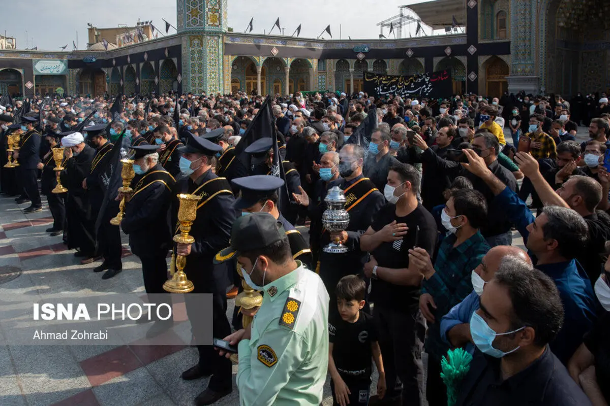 (تصاویر) عزاداری شهادت امام رضا(ع) در مشهد و قم