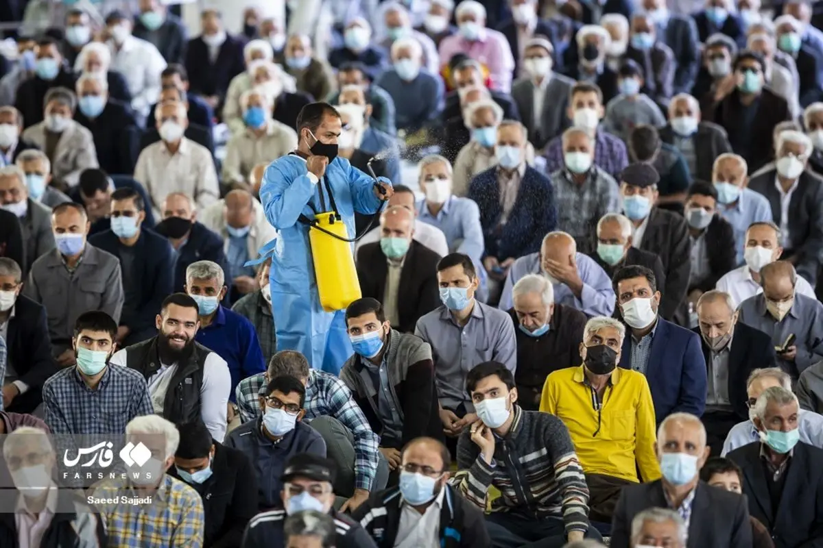 (تصاویر) نماز جمعه تهران پس از ۲۰ ماه تعطیلی