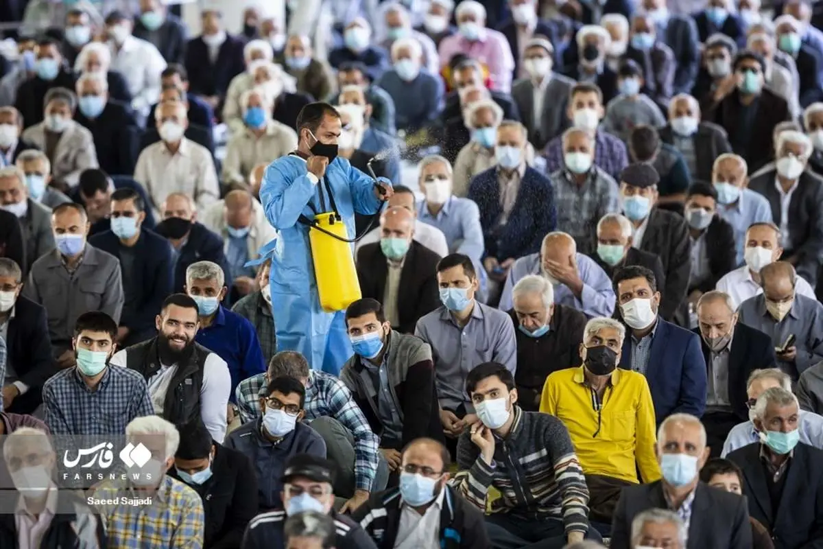 (تصاویر) نماز جمعه تهران پس از ۲۰ ماه تعطیلی