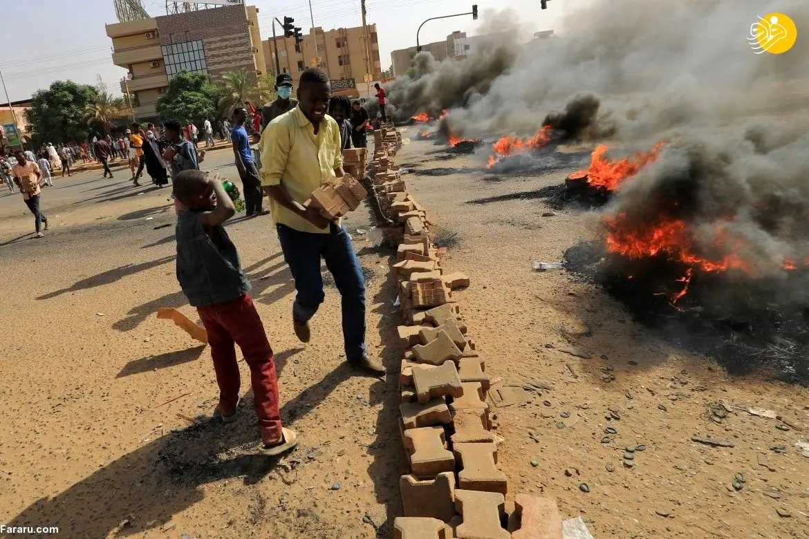 (تصاویر) آتشِ کودتا در سودان