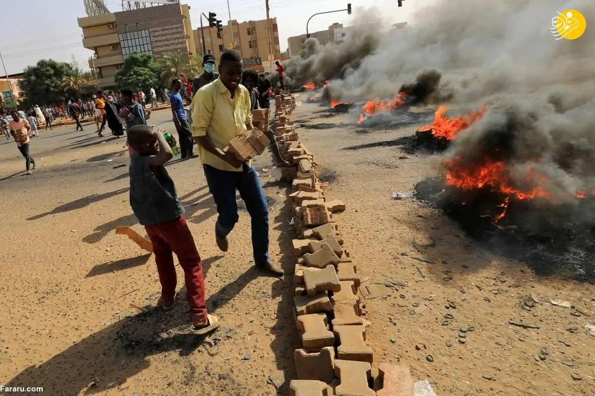 (تصاویر) آتشِ کودتا در سودان