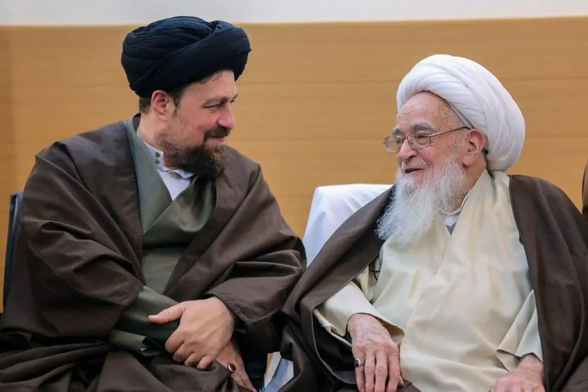تمجید حسن خمینی از آیت‌الله صافی