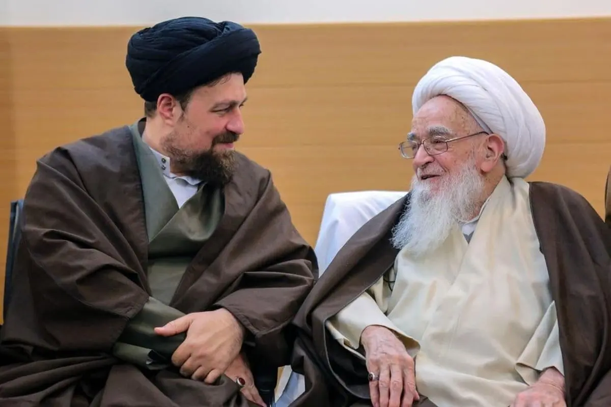 تمجید حسن خمینی از آیت‌الله صافی