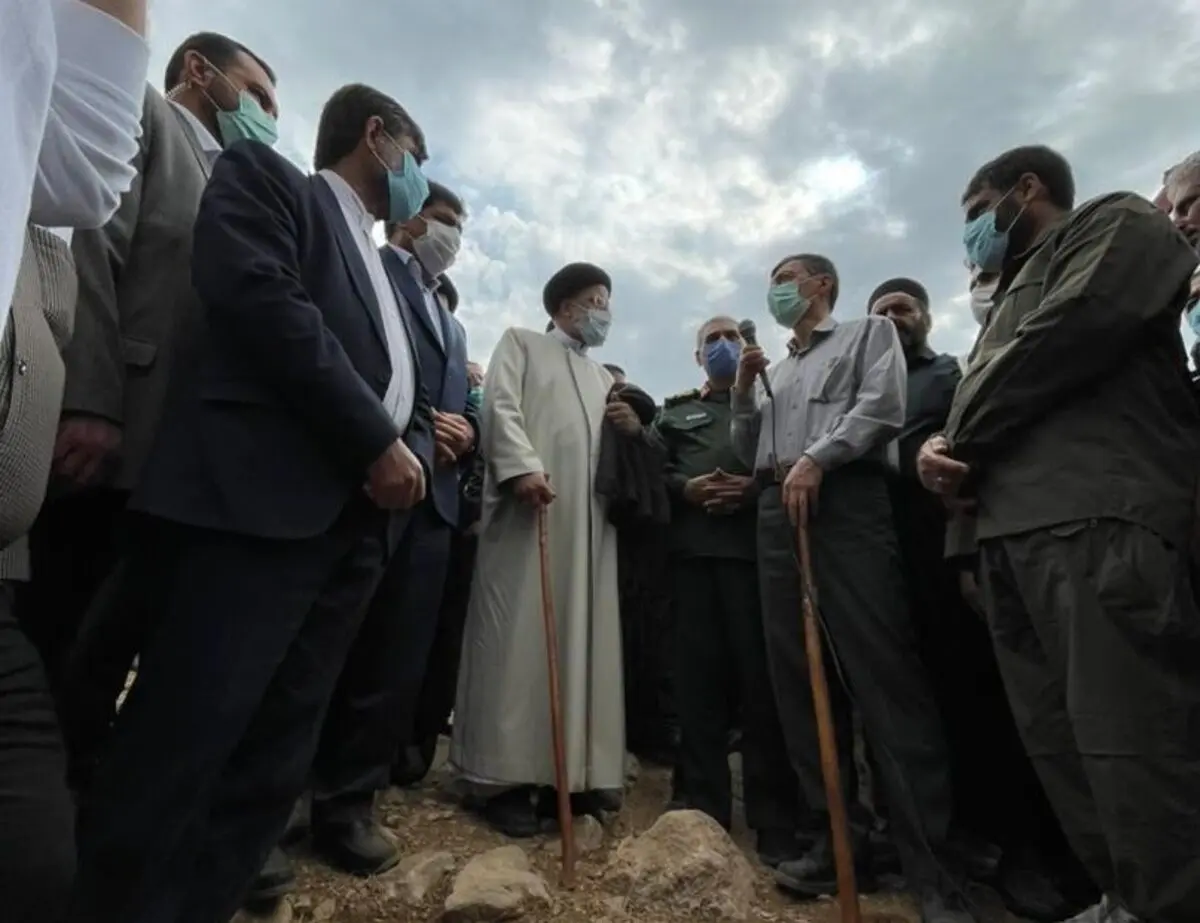 (ویدئو) بازدید رئیس جمهور از مناطق زلزله زده اندیکا
