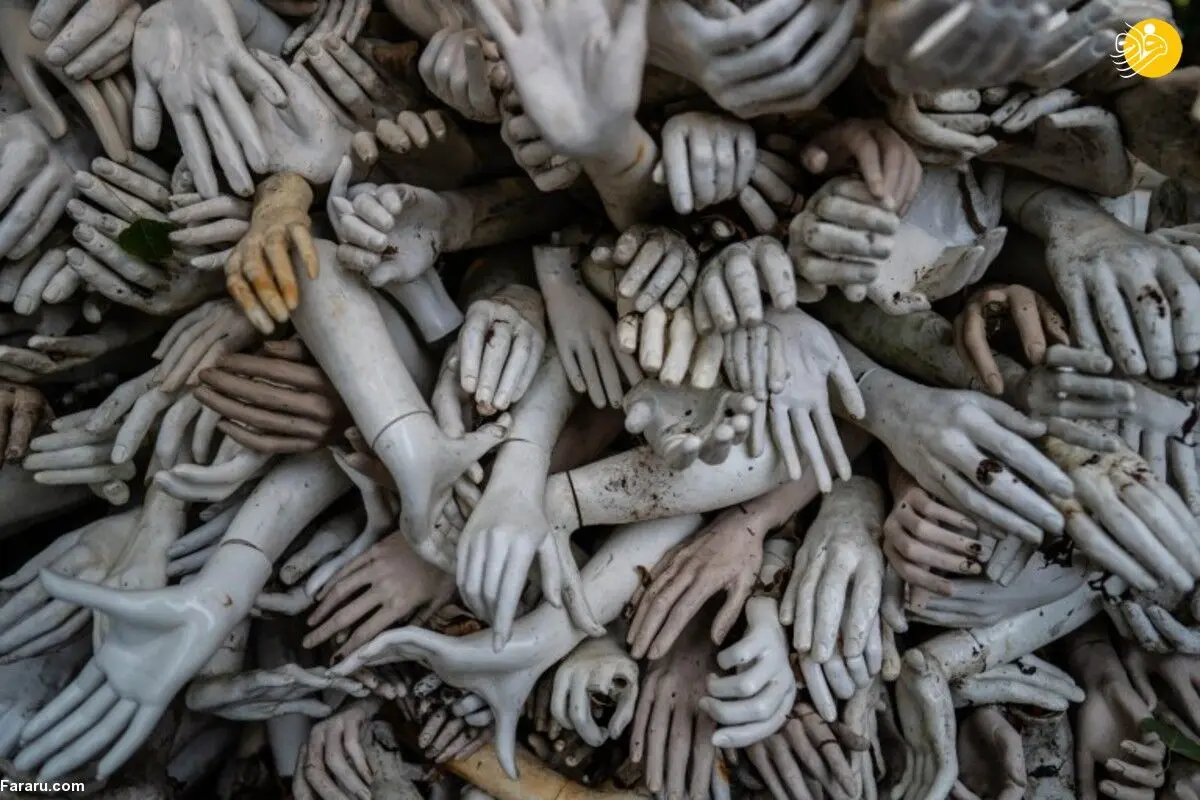 (تصاویر) گورستان مانکن‌ها