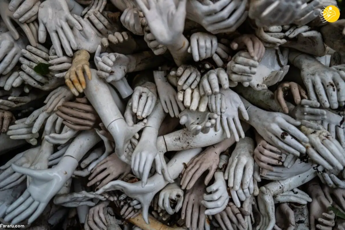 (تصاویر) گورستان مانکن‌ها