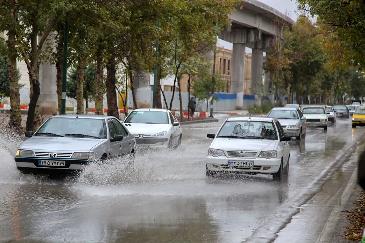 وضعیت بارندگی تهران طی ۲۴ ساعت گذشته