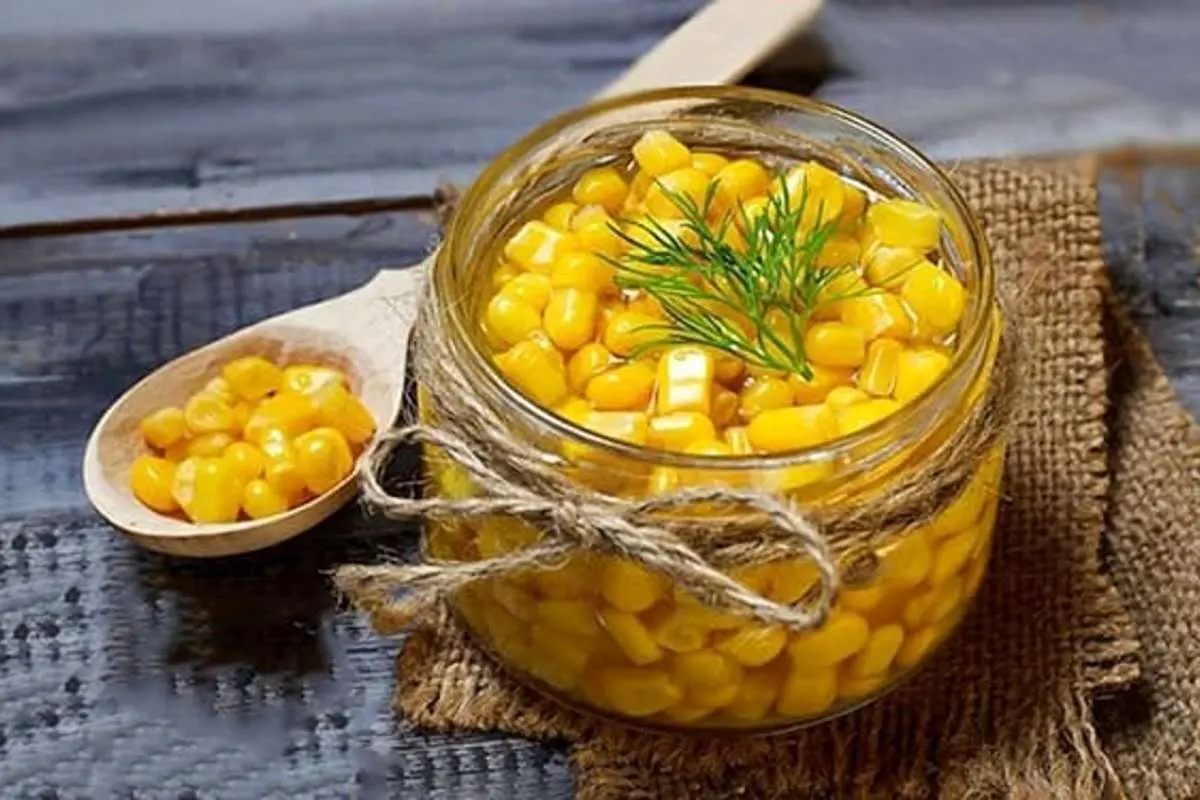 طرز تهیه کنسرو ذرت در منزل با روشی بسیار آسان