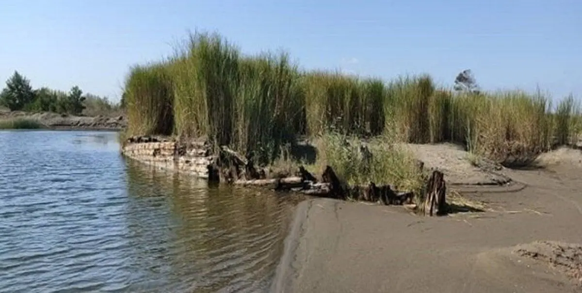 کشف بقایای یک کشتی در گیلان