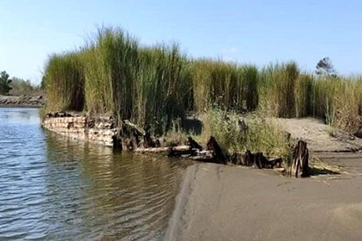 کشف بقایای یک کشتی در گیلان